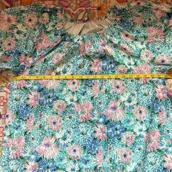 Tuckernuck Frances Valentine Bliss Mini Dress Chrysanthemum Blue Size Small - Picture 10 of 11